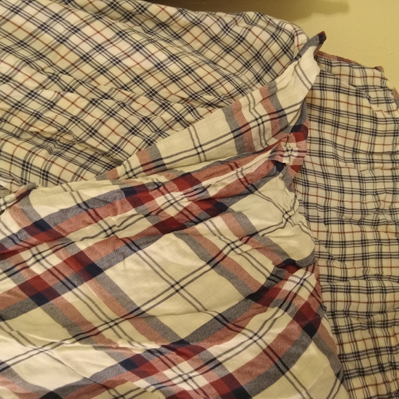 Abercrombie & Fitch Plaid Blouse - Cream and Black - Picture 4 of 6